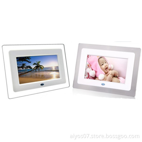 7 inch digital photo frames with remote control